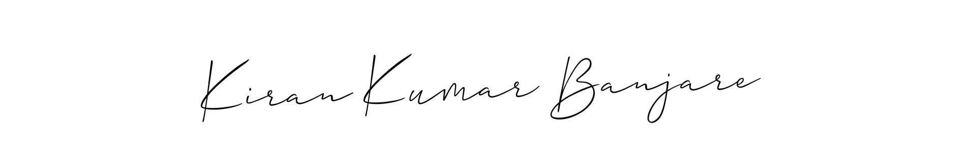 Also we have Kiran Kumar Banjare name is the best signature style. Create professional handwritten signature collection using Allison_Script autograph style. Kiran Kumar Banjare signature style 2 images and pictures png