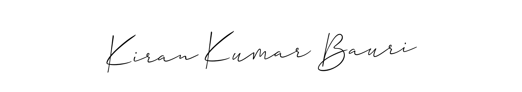 It looks lik you need a new signature style for name Kiran Kumar Bauri. Design unique handwritten (Allison_Script) signature with our free signature maker in just a few clicks. Kiran Kumar Bauri signature style 2 images and pictures png