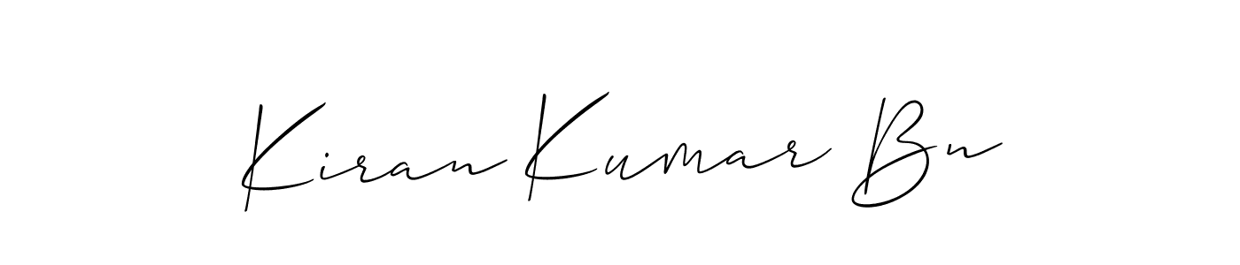 You can use this online signature creator to create a handwritten signature for the name Kiran Kumar Bn. This is the best online autograph maker. Kiran Kumar Bn signature style 2 images and pictures png