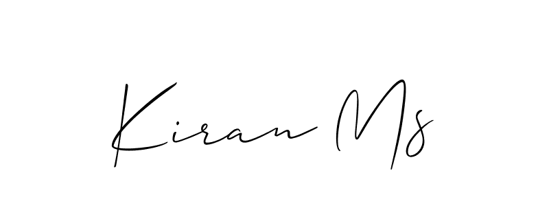 if you are searching for the best signature style for your name Kiran Ms. so please give up your signature search. here we have designed multiple signature styles  using Allison_Script. Kiran Ms signature style 2 images and pictures png