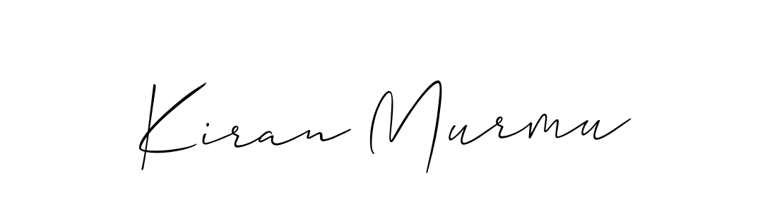 It looks lik you need a new signature style for name Kiran Murmu. Design unique handwritten (Allison_Script) signature with our free signature maker in just a few clicks. Kiran Murmu signature style 2 images and pictures png