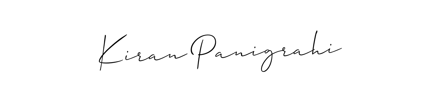 This is the best signature style for the Kiran Panigrahi name. Also you like these signature font (Allison_Script). Mix name signature. Kiran Panigrahi signature style 2 images and pictures png