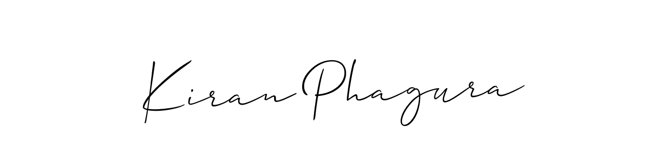 Best and Professional Signature Style for Kiran Phagura. Allison_Script Best Signature Style Collection. Kiran Phagura signature style 2 images and pictures png