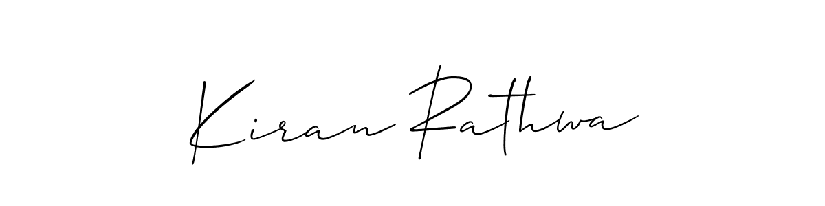 You can use this online signature creator to create a handwritten signature for the name Kiran Rathwa. This is the best online autograph maker. Kiran Rathwa signature style 2 images and pictures png