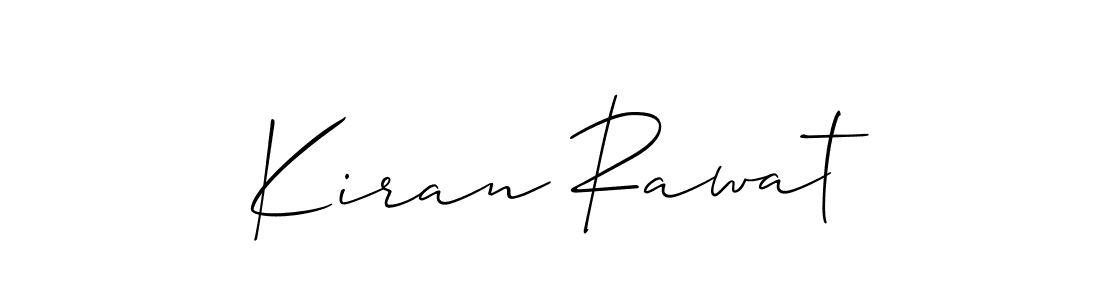 Similarly Allison_Script is the best handwritten signature design. Signature creator online .You can use it as an online autograph creator for name Kiran Rawat. Kiran Rawat signature style 2 images and pictures png