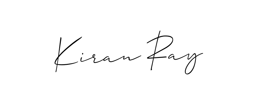 Also You can easily find your signature by using the search form. We will create Kiran Ray name handwritten signature images for you free of cost using Allison_Script sign style. Kiran Ray signature style 2 images and pictures png