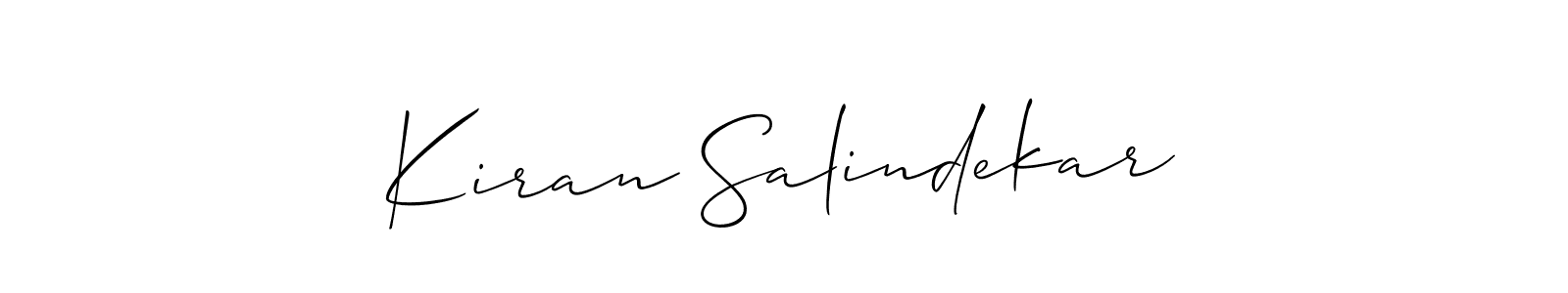 Once you've used our free online signature maker to create your best signature Allison_Script style, it's time to enjoy all of the benefits that Kiran Salindekar name signing documents. Kiran Salindekar signature style 2 images and pictures png