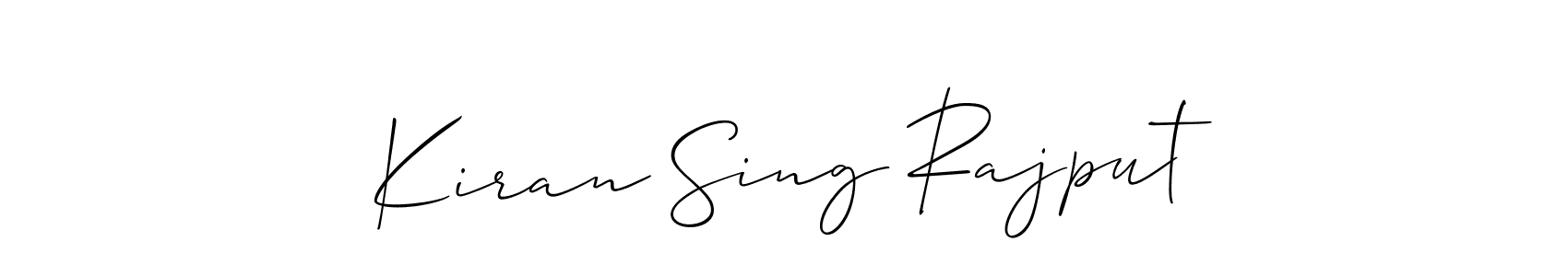 Once you've used our free online signature maker to create your best signature Allison_Script style, it's time to enjoy all of the benefits that Kiran Sing Rajput name signing documents. Kiran Sing Rajput signature style 2 images and pictures png