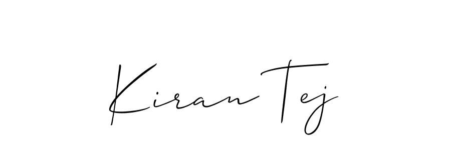 Check out images of Autograph of Kiran Tej name. Actor Kiran Tej Signature Style. Allison_Script is a professional sign style online. Kiran Tej signature style 2 images and pictures png