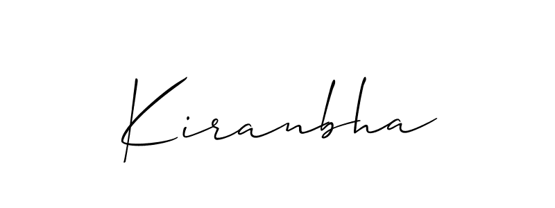You should practise on your own different ways (Allison_Script) to write your name (Kiranbha) in signature. don't let someone else do it for you. Kiranbha signature style 2 images and pictures png