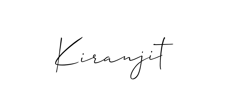 Also You can easily find your signature by using the search form. We will create Kiranjit name handwritten signature images for you free of cost using Allison_Script sign style. Kiranjit signature style 2 images and pictures png