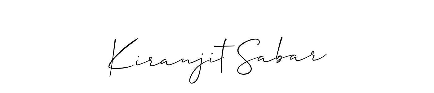 Here are the top 10 professional signature styles for the name Kiranjit Sabar. These are the best autograph styles you can use for your name. Kiranjit Sabar signature style 2 images and pictures png