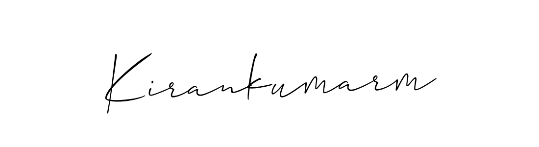 How to make Kirankumarm name signature. Use Allison_Script style for creating short signs online. This is the latest handwritten sign. Kirankumarm signature style 2 images and pictures png
