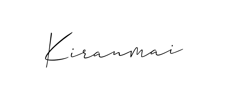 Similarly Allison_Script is the best handwritten signature design. Signature creator online .You can use it as an online autograph creator for name Kiranmai. Kiranmai signature style 2 images and pictures png