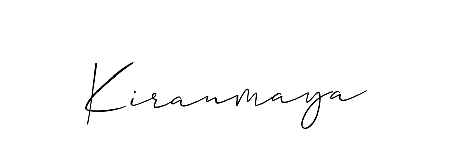 Best and Professional Signature Style for Kiranmaya. Allison_Script Best Signature Style Collection. Kiranmaya signature style 2 images and pictures png