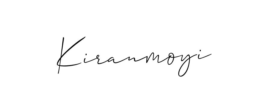 if you are searching for the best signature style for your name Kiranmoyi. so please give up your signature search. here we have designed multiple signature styles  using Allison_Script. Kiranmoyi signature style 2 images and pictures png