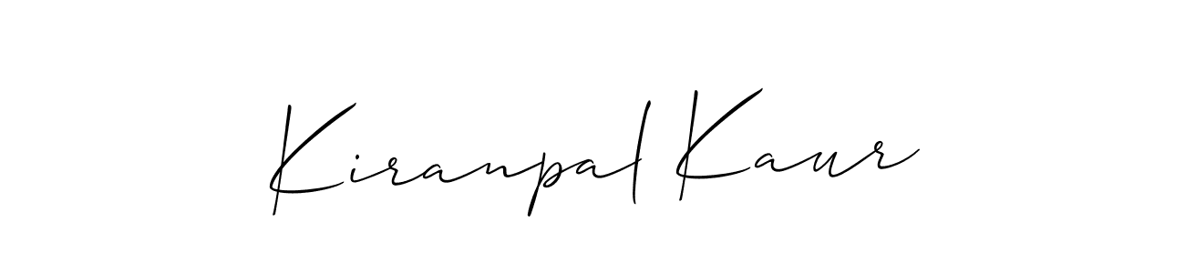 This is the best signature style for the Kiranpal Kaur name. Also you like these signature font (Allison_Script). Mix name signature. Kiranpal Kaur signature style 2 images and pictures png