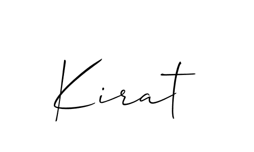 You should practise on your own different ways (Allison_Script) to write your name (Kirat) in signature. don't let someone else do it for you. Kirat signature style 2 images and pictures png