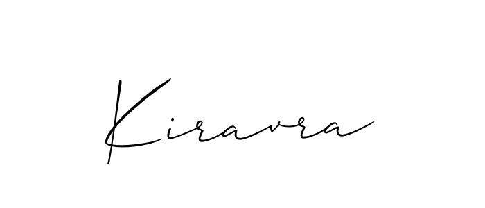 Create a beautiful signature design for name Kiravra. With this signature (Allison_Script) fonts, you can make a handwritten signature for free. Kiravra signature style 2 images and pictures png