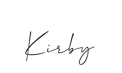 Kirby stylish signature style. Best Handwritten Sign (Allison_Script) for my name. Handwritten Signature Collection Ideas for my name Kirby. Kirby signature style 2 images and pictures png