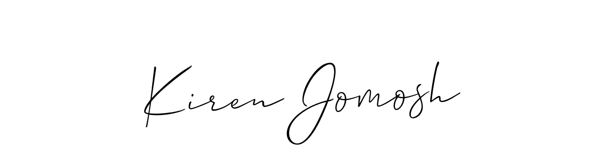 You can use this online signature creator to create a handwritten signature for the name Kiren Jomosh. This is the best online autograph maker. Kiren Jomosh signature style 2 images and pictures png