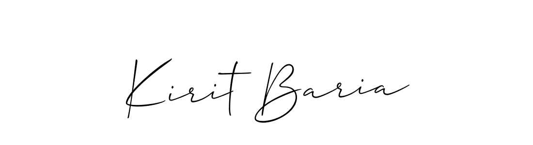 You can use this online signature creator to create a handwritten signature for the name Kirit Baria. This is the best online autograph maker. Kirit Baria signature style 2 images and pictures png
