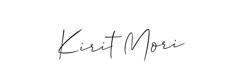 You can use this online signature creator to create a handwritten signature for the name Kirit Mori. This is the best online autograph maker. Kirit Mori signature style 2 images and pictures png