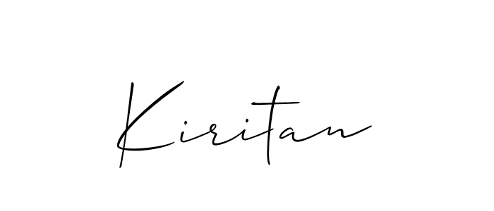 Once you've used our free online signature maker to create your best signature Allison_Script style, it's time to enjoy all of the benefits that Kiritan name signing documents. Kiritan signature style 2 images and pictures png