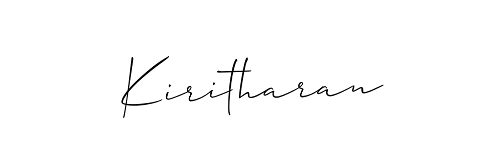 You should practise on your own different ways (Allison_Script) to write your name (Kiritharan) in signature. don't let someone else do it for you. Kiritharan signature style 2 images and pictures png