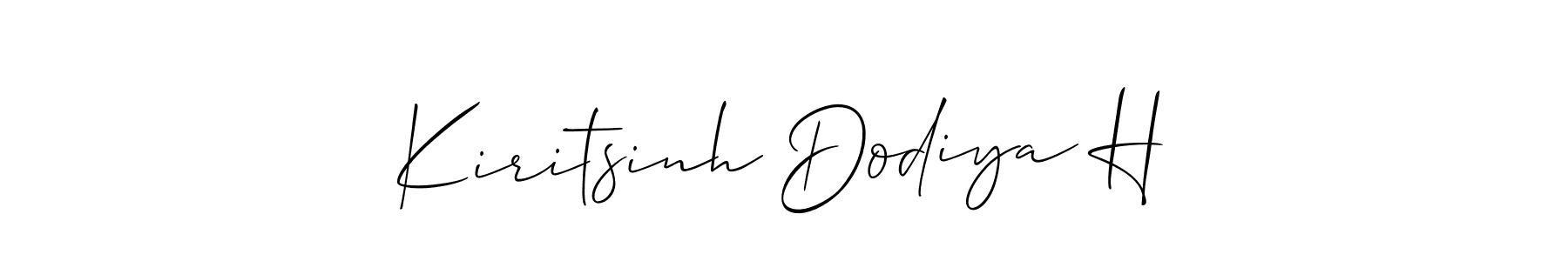 See photos of Kiritsinh Dodiya H official signature by Spectra . Check more albums & portfolios. Read reviews & check more about Allison_Script font. Kiritsinh Dodiya H signature style 2 images and pictures png