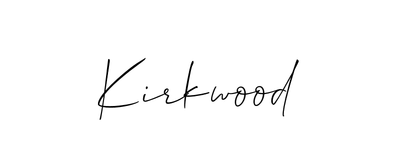 Make a short Kirkwood signature style. Manage your documents anywhere anytime using Allison_Script. Create and add eSignatures, submit forms, share and send files easily. Kirkwood signature style 2 images and pictures png