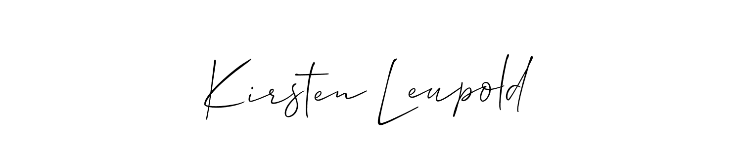 Once you've used our free online signature maker to create your best signature Allison_Script style, it's time to enjoy all of the benefits that Kirsten Leupold name signing documents. Kirsten Leupold signature style 2 images and pictures png