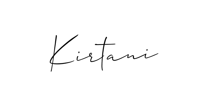 Here are the top 10 professional signature styles for the name Kirtani. These are the best autograph styles you can use for your name. Kirtani signature style 2 images and pictures png