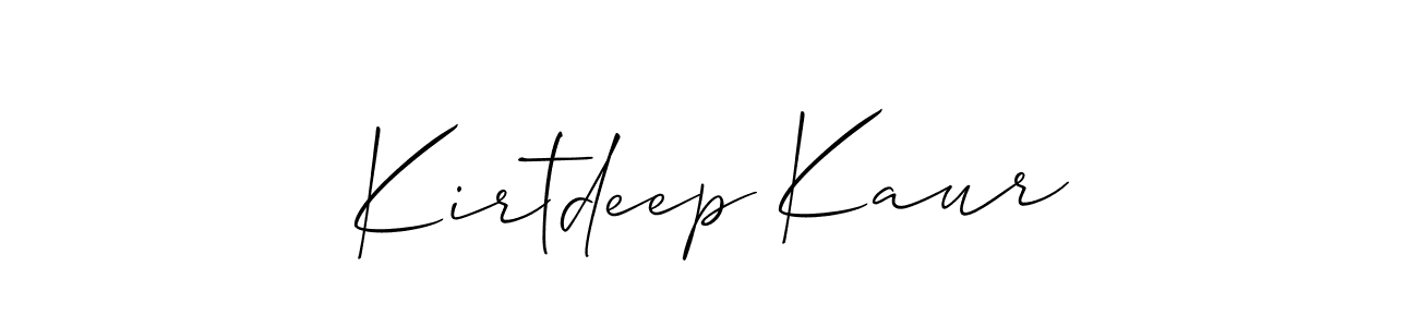 Make a beautiful signature design for name Kirtdeep Kaur. Use this online signature maker to create a handwritten signature for free. Kirtdeep Kaur signature style 2 images and pictures png