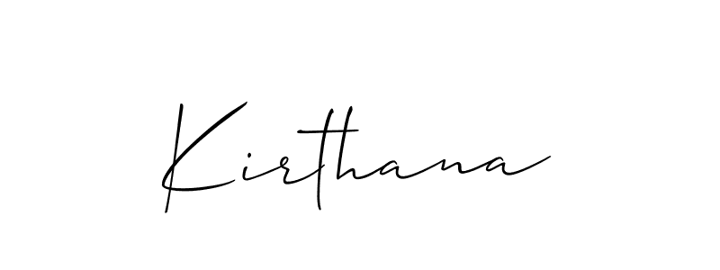 It looks lik you need a new signature style for name Kirthana. Design unique handwritten (Allison_Script) signature with our free signature maker in just a few clicks. Kirthana signature style 2 images and pictures png