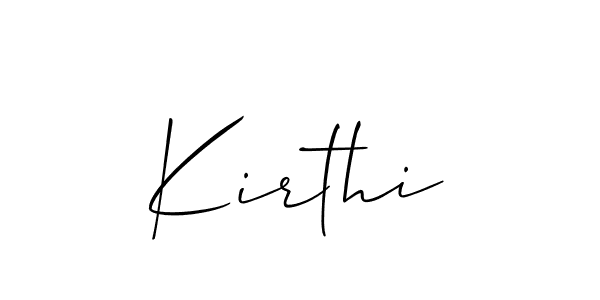 Similarly Allison_Script is the best handwritten signature design. Signature creator online .You can use it as an online autograph creator for name Kirthi. Kirthi signature style 2 images and pictures png