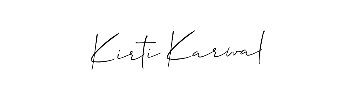 How to Draw Kirti Karwal signature style? Allison_Script is a latest design signature styles for name Kirti Karwal. Kirti Karwal signature style 2 images and pictures png