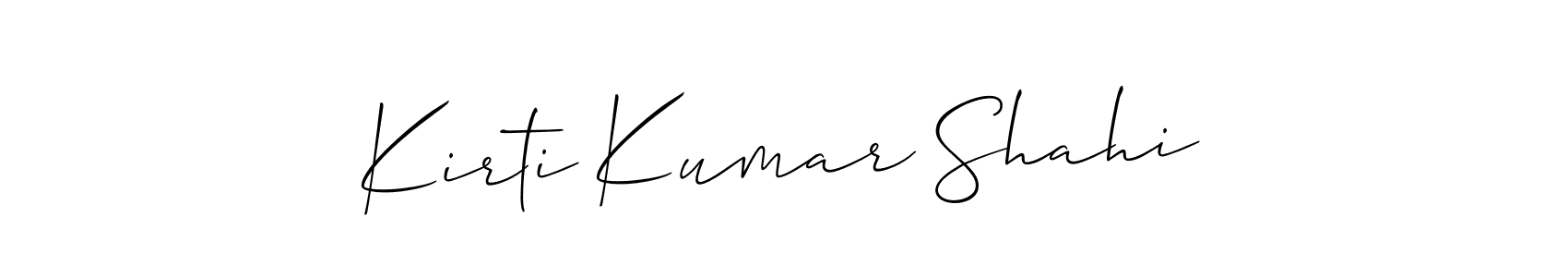 Kirti Kumar Shahi stylish signature style. Best Handwritten Sign (Allison_Script) for my name. Handwritten Signature Collection Ideas for my name Kirti Kumar Shahi. Kirti Kumar Shahi signature style 2 images and pictures png