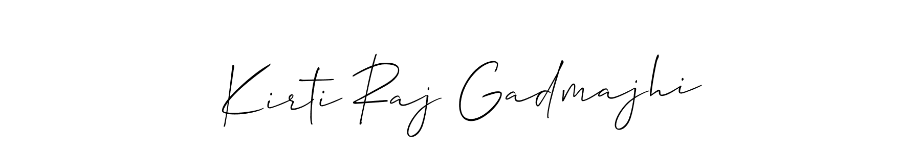Make a beautiful signature design for name Kirti Raj Gadmajhi. Use this online signature maker to create a handwritten signature for free. Kirti Raj Gadmajhi signature style 2 images and pictures png