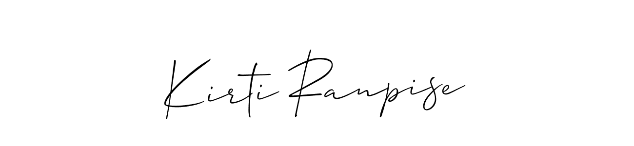 Here are the top 10 professional signature styles for the name Kirti Ranpise. These are the best autograph styles you can use for your name. Kirti Ranpise signature style 2 images and pictures png