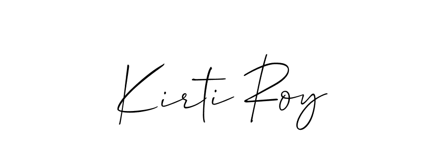 Kirti Roy stylish signature style. Best Handwritten Sign (Allison_Script) for my name. Handwritten Signature Collection Ideas for my name Kirti Roy. Kirti Roy signature style 2 images and pictures png