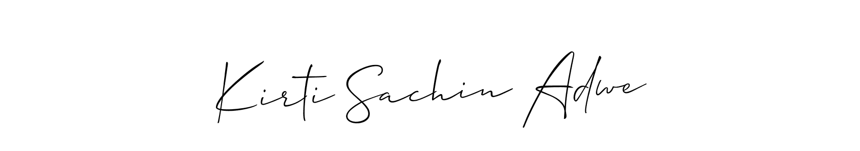 Best and Professional Signature Style for Kirti Sachin Adwe. Allison_Script Best Signature Style Collection. Kirti Sachin Adwe signature style 2 images and pictures png