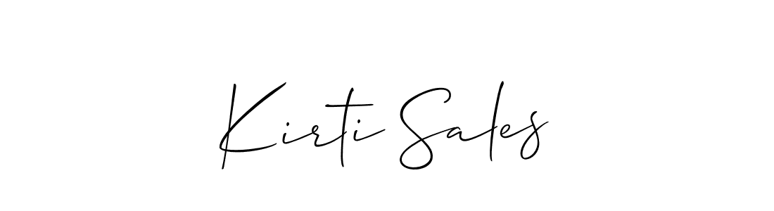 Once you've used our free online signature maker to create your best signature Allison_Script style, it's time to enjoy all of the benefits that Kirti Sales name signing documents. Kirti Sales signature style 2 images and pictures png