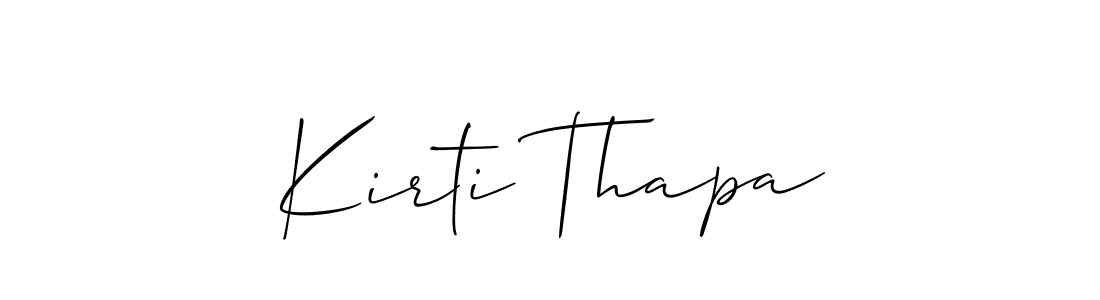 This is the best signature style for the Kirti Thapa name. Also you like these signature font (Allison_Script). Mix name signature. Kirti Thapa signature style 2 images and pictures png