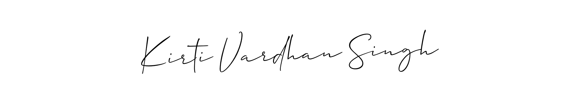 How to make Kirti Vardhan Singh signature? Allison_Script is a professional autograph style. Create handwritten signature for Kirti Vardhan Singh name. Kirti Vardhan Singh signature style 2 images and pictures png