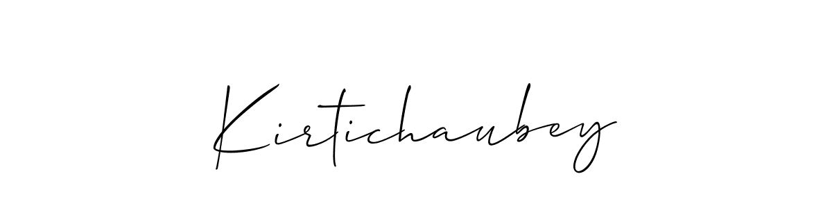 Kirtichaubey stylish signature style. Best Handwritten Sign (Allison_Script) for my name. Handwritten Signature Collection Ideas for my name Kirtichaubey. Kirtichaubey signature style 2 images and pictures png