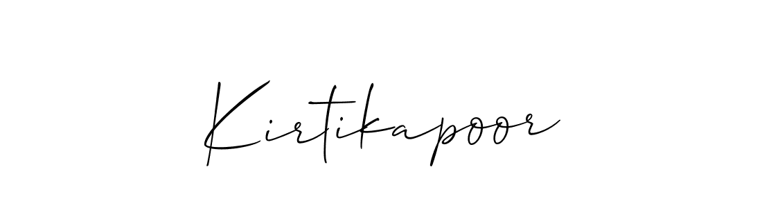 Make a beautiful signature design for name Kirtikapoor. Use this online signature maker to create a handwritten signature for free. Kirtikapoor signature style 2 images and pictures png