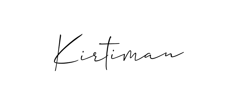 It looks lik you need a new signature style for name Kirtiman. Design unique handwritten (Allison_Script) signature with our free signature maker in just a few clicks. Kirtiman signature style 2 images and pictures png