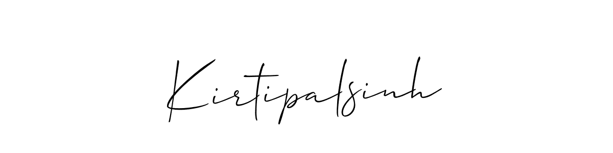 Similarly Allison_Script is the best handwritten signature design. Signature creator online .You can use it as an online autograph creator for name Kirtipalsinh. Kirtipalsinh signature style 2 images and pictures png