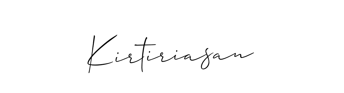How to Draw Kirtiriasan signature style? Allison_Script is a latest design signature styles for name Kirtiriasan. Kirtiriasan signature style 2 images and pictures png
